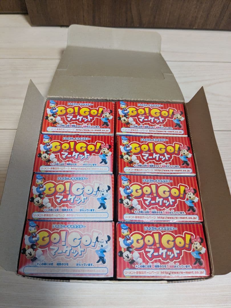 全8種コンプリート ディズニーキャラクター GO!GO！マーケット リーメント