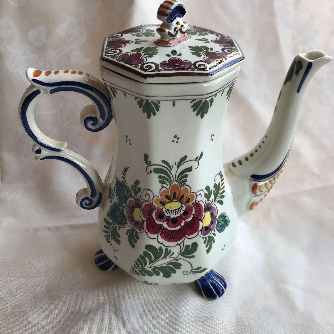 Delft polychrome ポット