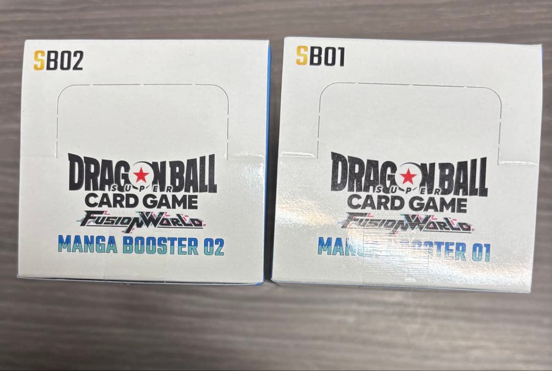 テープ付き マンガブースター 01 02 フュージョンワールド BOX セット