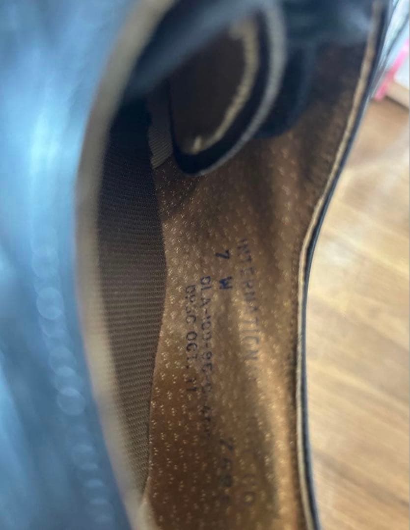 90s US NAVY サービスシューズ 7w ビンテージ