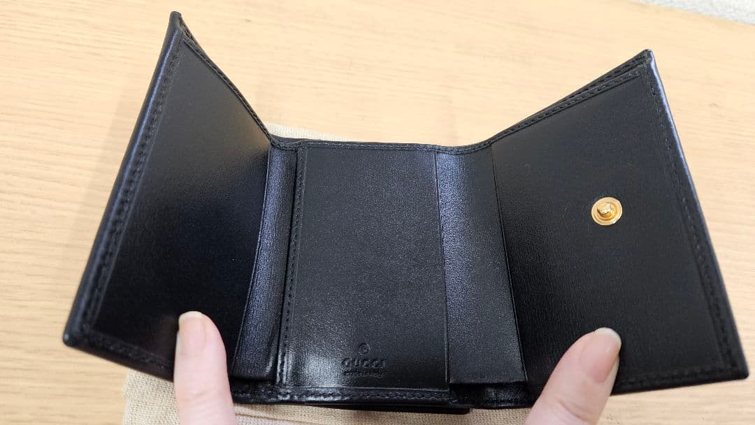 クリスマスセール GUCCI ホースビット 財布 黒 ブラック ホースビット