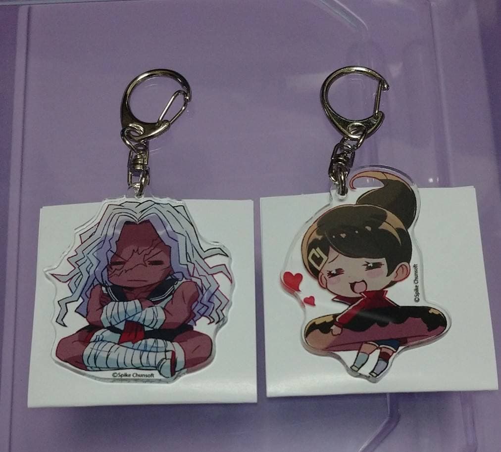 (未使用/傷) ダンガンロンパ 大神さくら 朝日奈葵 アクリルキーホルダー2点 未使用/傷) ダンガンロンパ 大神さくら 朝日奈葵 アクリルキーホルダー