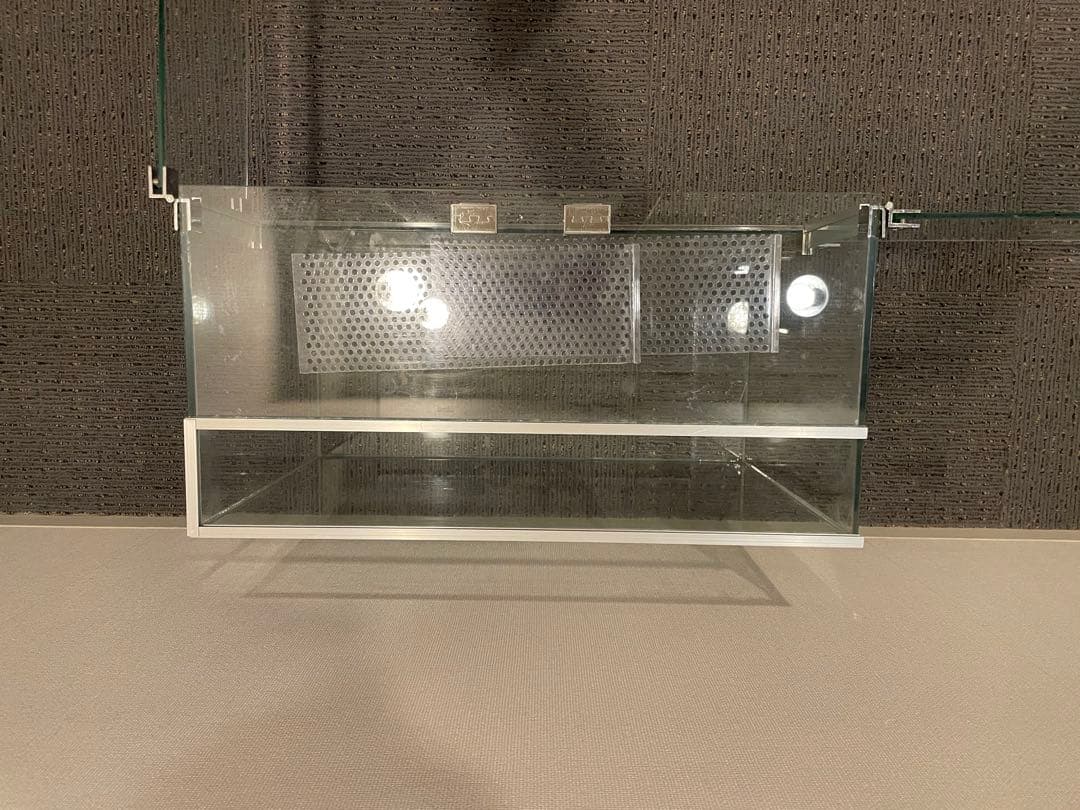 オールガラス60cm飼育水槽 オールグラステラリウム マット付き