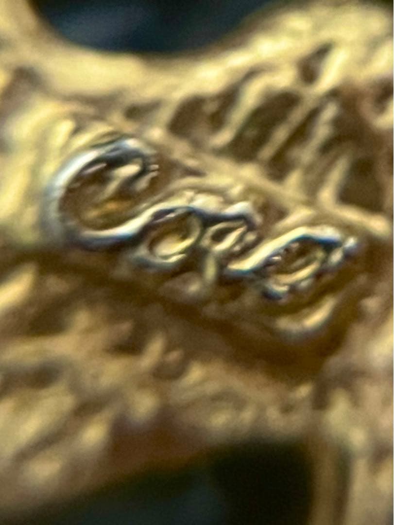 希少！Coro カラーチェンジガラス 2wayヴィンテージブローチ9412｜