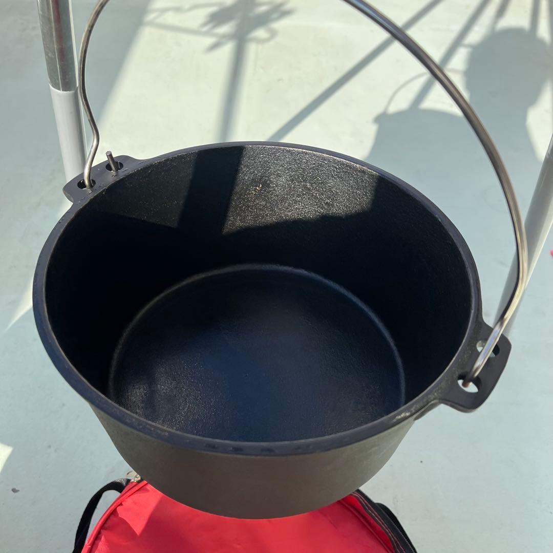 LOGOS クワトロポッド　トライポッド ダッチオーブン 焚き火台 鍋 セット