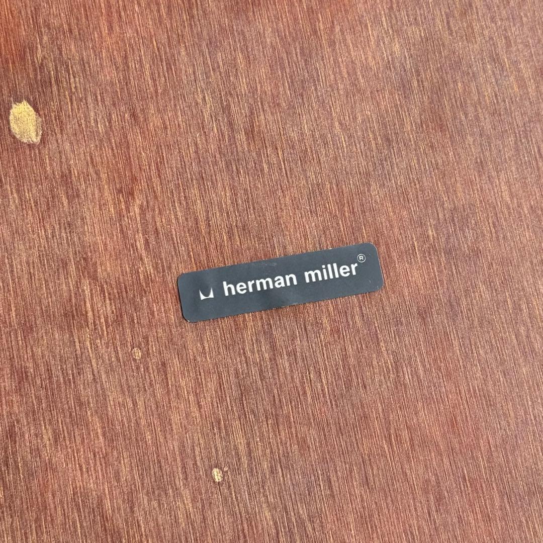 ハーマンミラー 90年代後期 ワイヤーベースローテーブル 白 ヴィンテージ