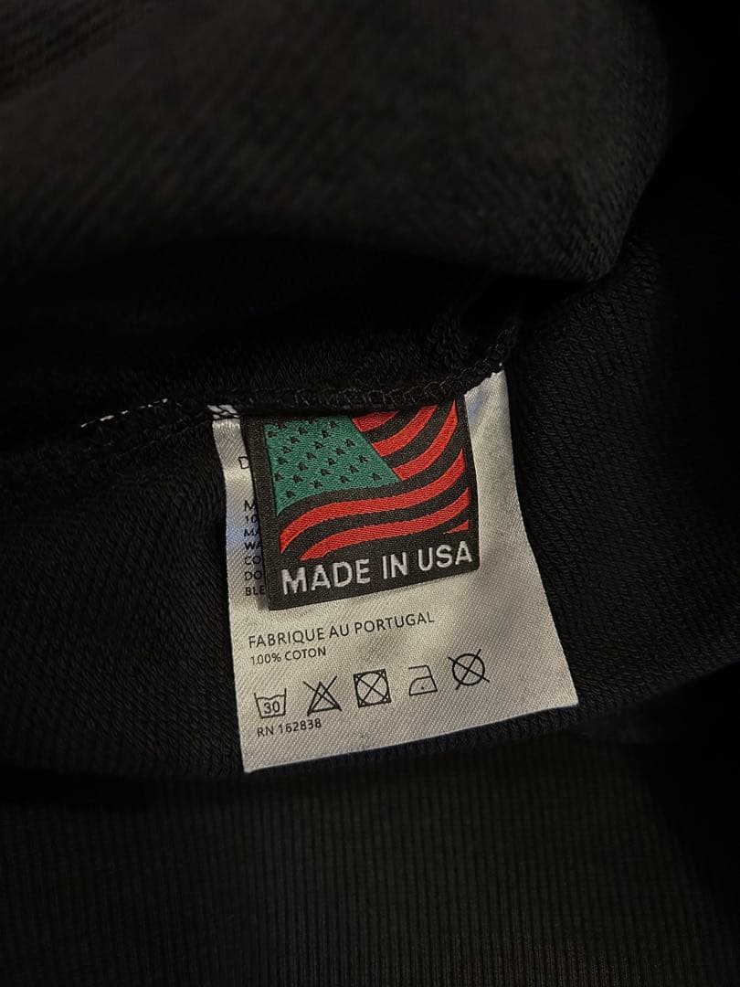 正規品　デニムティアーズ　パーカー　S 黒白 【24時間以内発送】