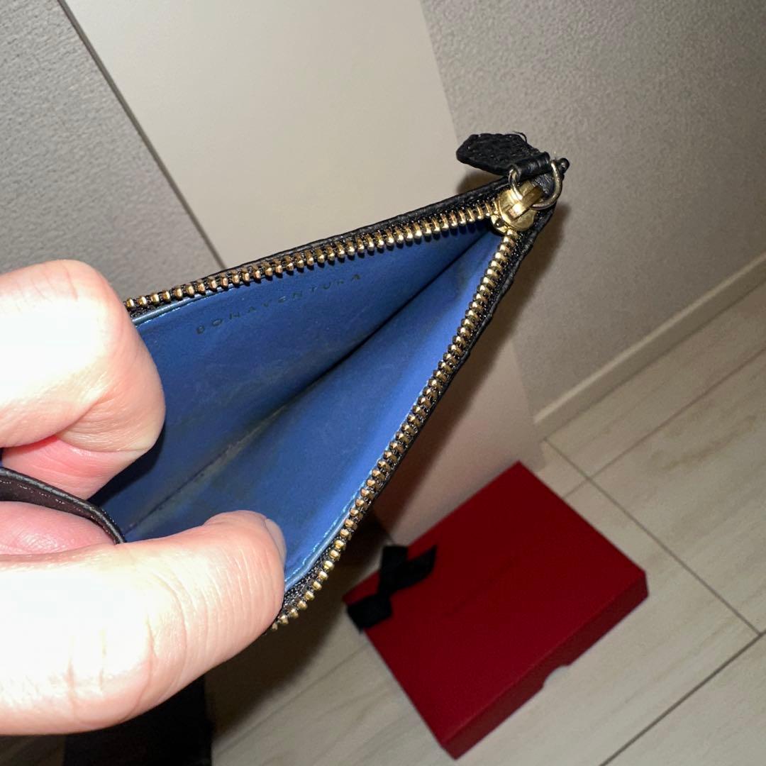 BONAVENTURA ブラックレザーケース　ユニセックス　ボナベンチュラ