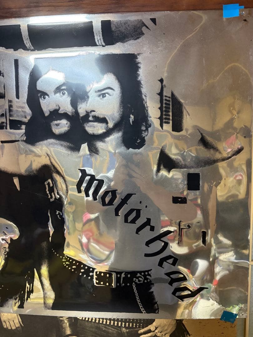 ヴィンテージ Motörhead ポスター 2種類 1つはアルミコーティングの
