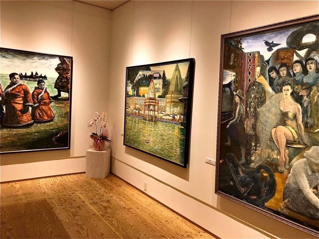 水彩画の花 木製フレーム 受賞作家の作品