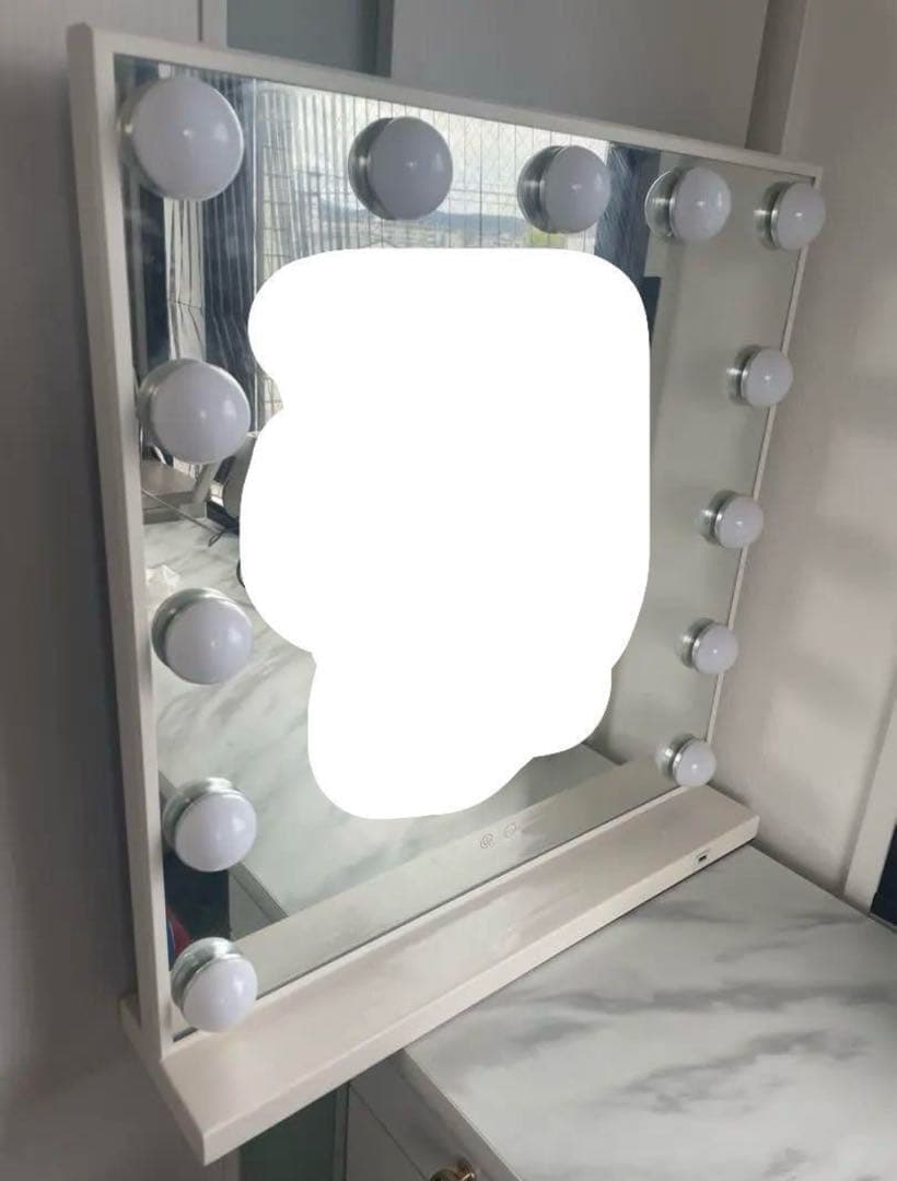 Francfranc女優ミラー Francfrancのブリエハリウッドミラーでかわいいメイクスペース作りを