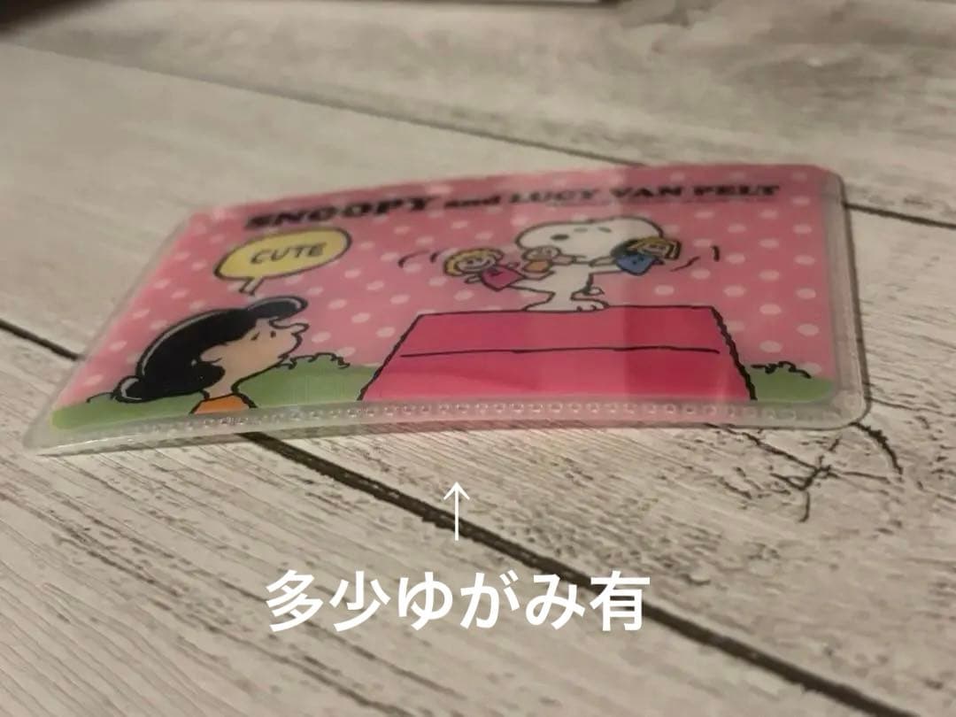 a*n様 スヌーピー診察券ケース約6.2×9.3cm