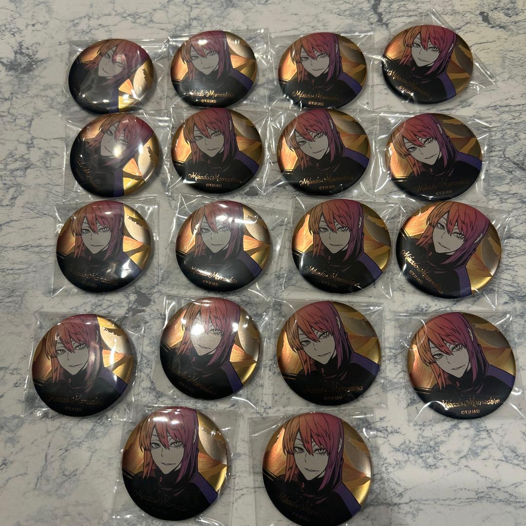 桃源暗鬼 メタリック缶バッジ　桃寺神門　１８点セット グッズ-バッチ】桃源暗鬼 トレーディングメタリック缶バッジ