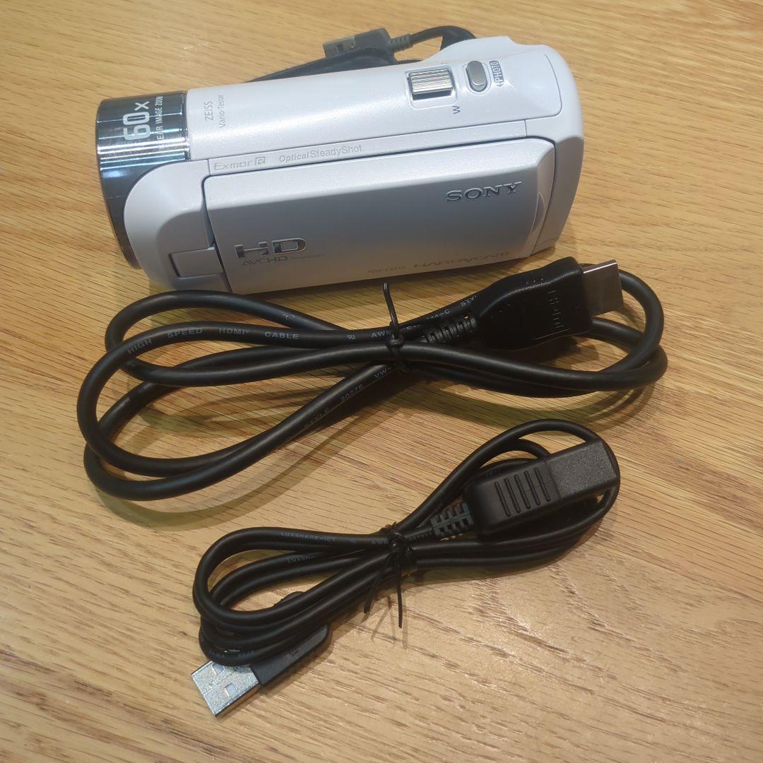 SONY HDR-CX470 ハンディカムビデオカメラ 本体 ホワイト