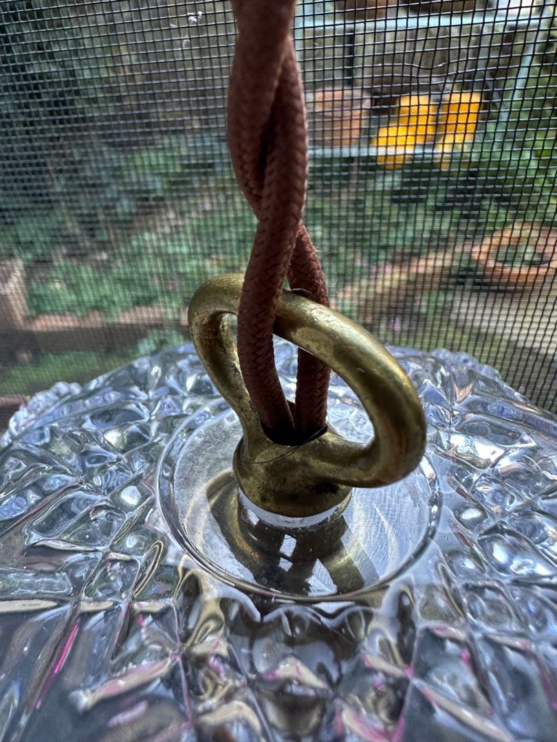 フランス アンティーク 濃く美麗なピンク・ムラーノガラスのミニ