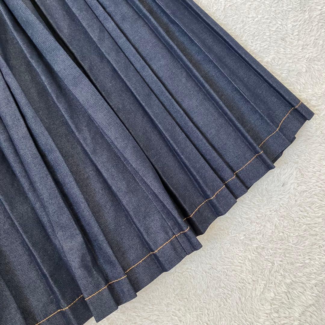 tricot comme des garcons デニム プリーツ スカート