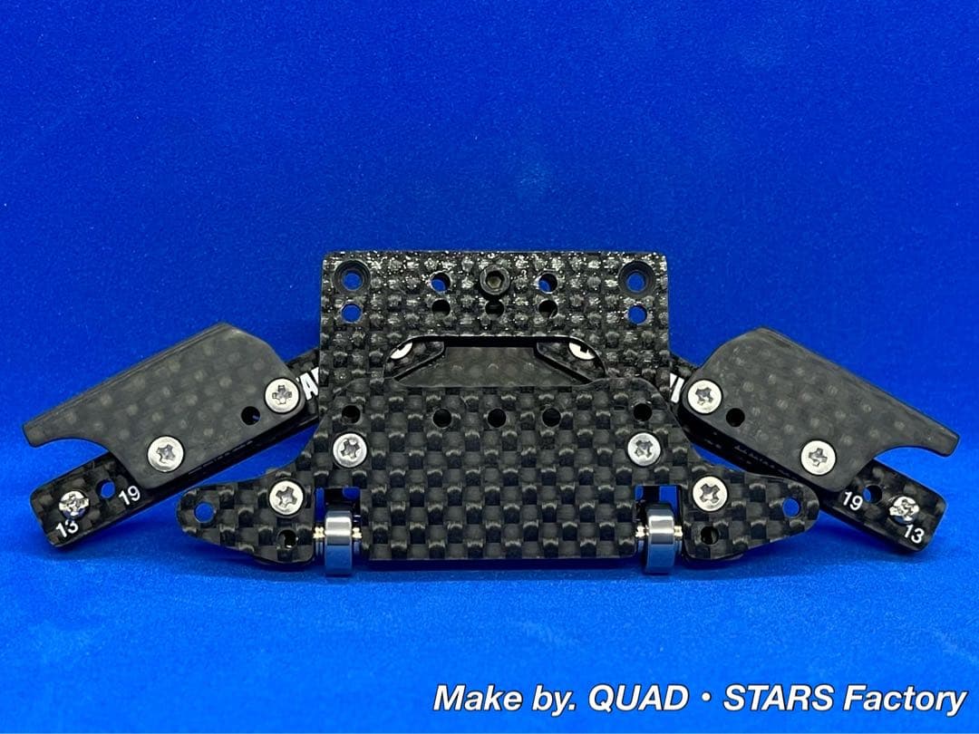 【ミニ四駆・MS用】2軸ATピボット＋1軸リヤアンカー＋リヤスキッド　2021