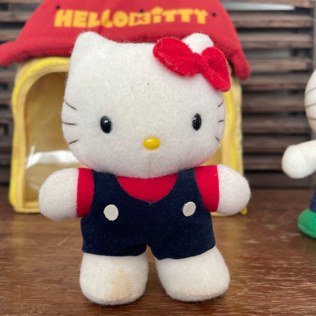 1997年　ハローキティ　いちごハウス　ぬいぐるみ　マスコット　レトロ　当時物