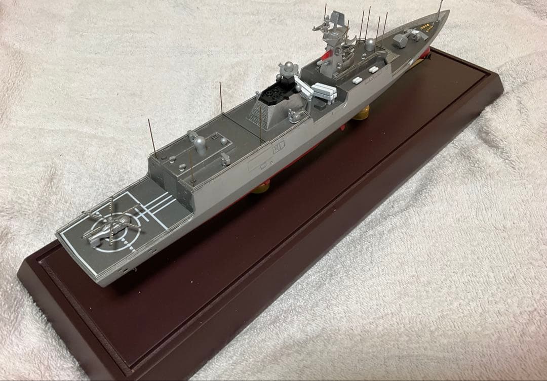 054A型フリゲート 全金属完成品 1/350 木製台座付き