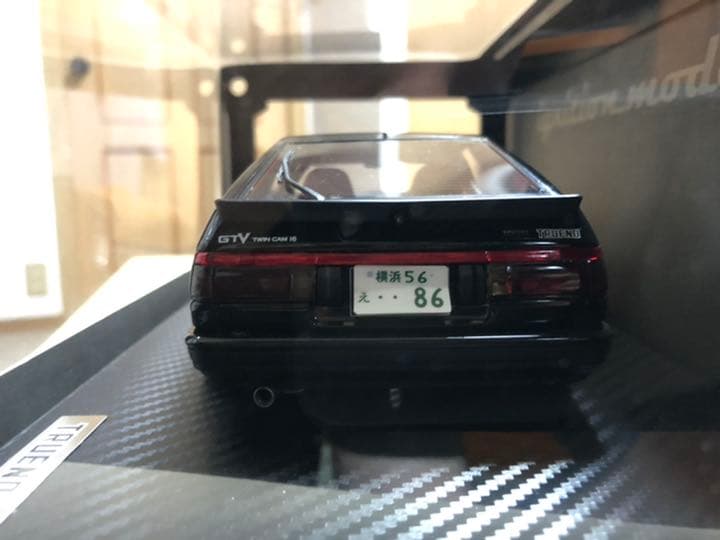 イグニッションモデル　AE86 カスタム品　1/18 IG1057