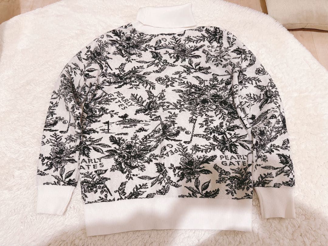 パーリーゲイツ　花柄セーター サイズ0
