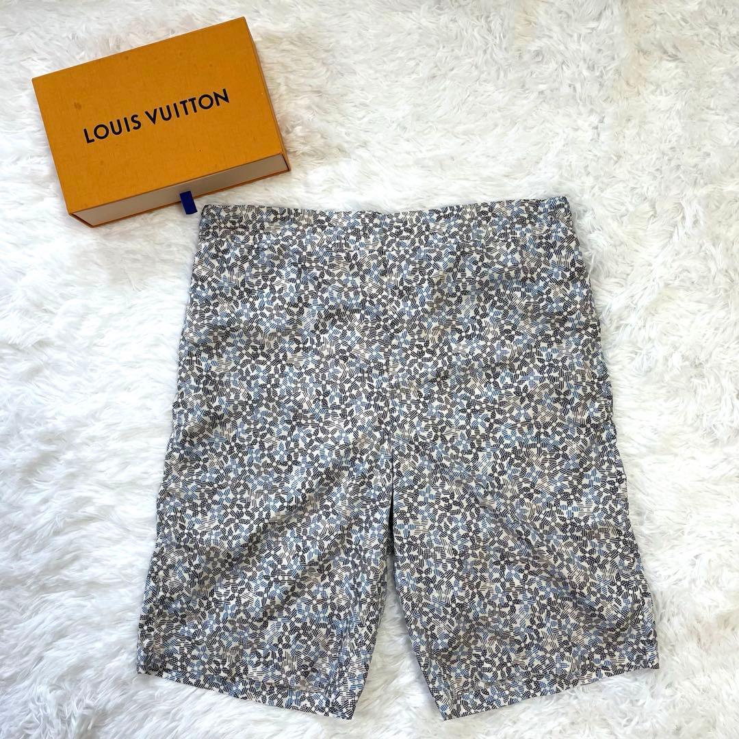 LOUIS VUITTON 総柄 モノグラム 水着 海水パンツ パンツ S LOUIS VUITTON 総柄 モノグラム 水着 海水パンツ パンツ S