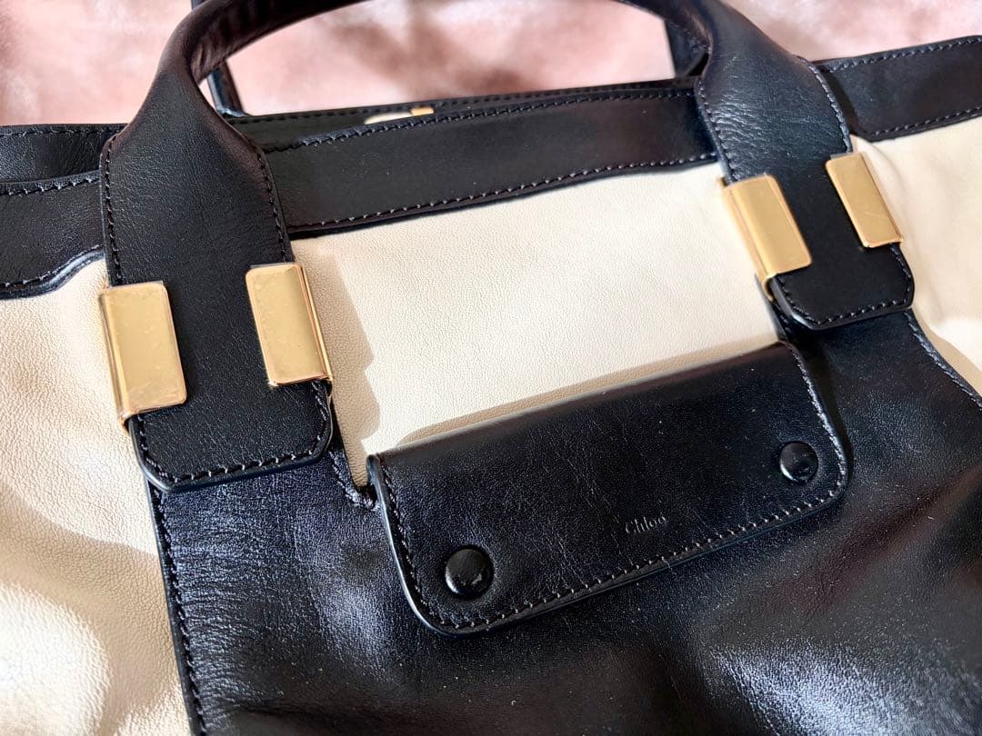 【美品】 値下げ Chloe クロエ Alice アリス ハンドバッグ 2way