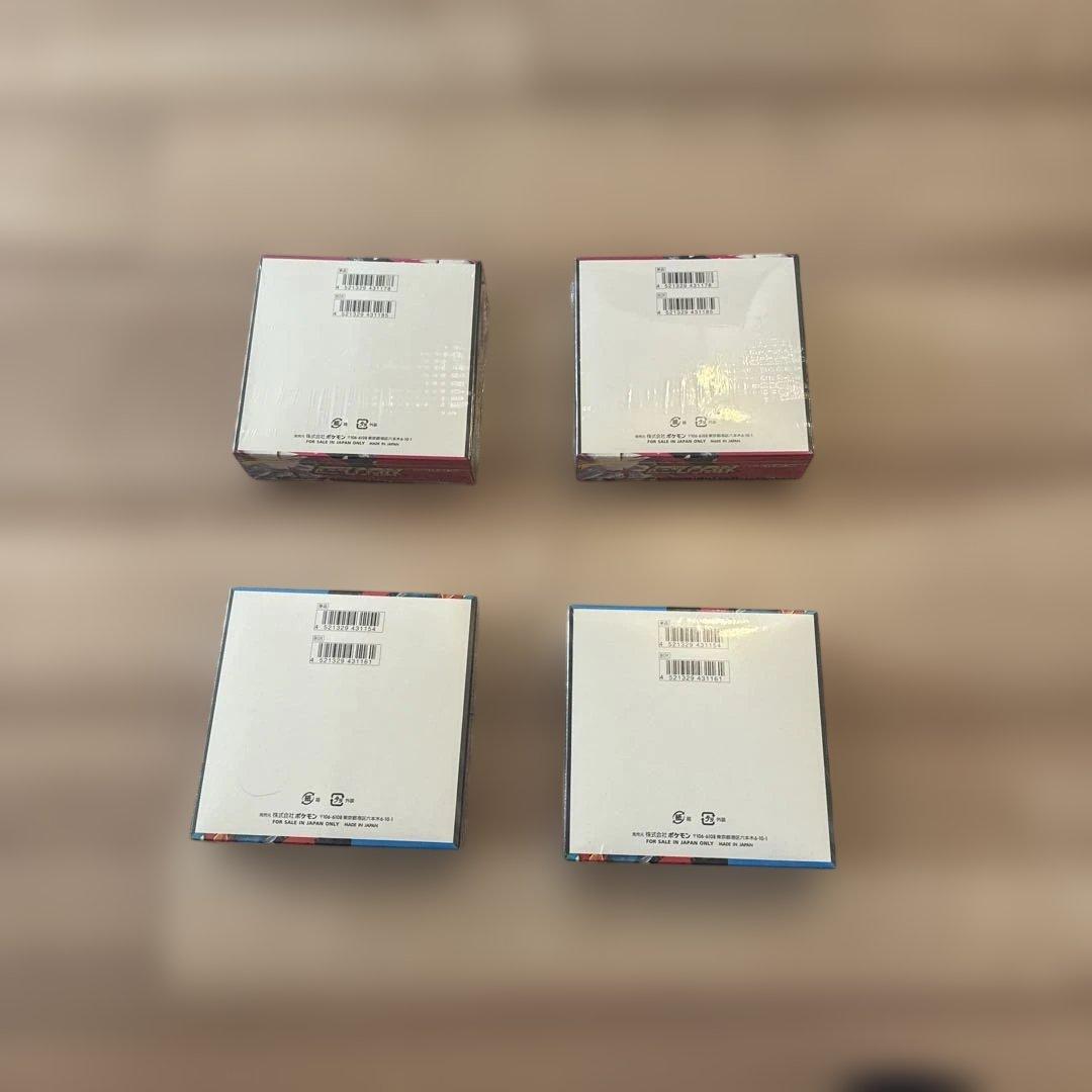 ポケモンカードゲーム メガブレイブメガシンフォニアシュリンク付き4BOX