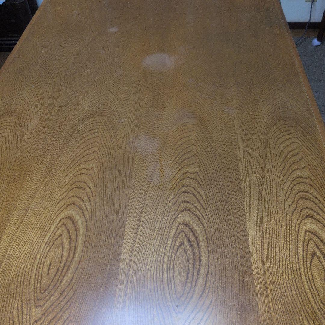 値下げ木製ダイニングテーブル こたつテーブル キルティングカバー付　4人