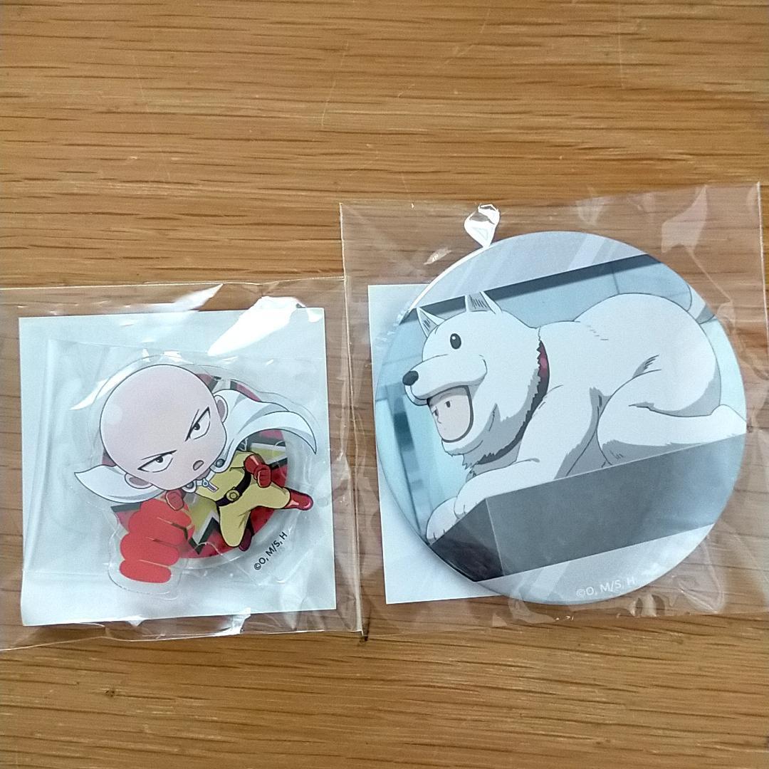 ワンパンマン くじ引き堂　アクリルスタンド　ミニ色紙　缶バッジ　ブロマイド