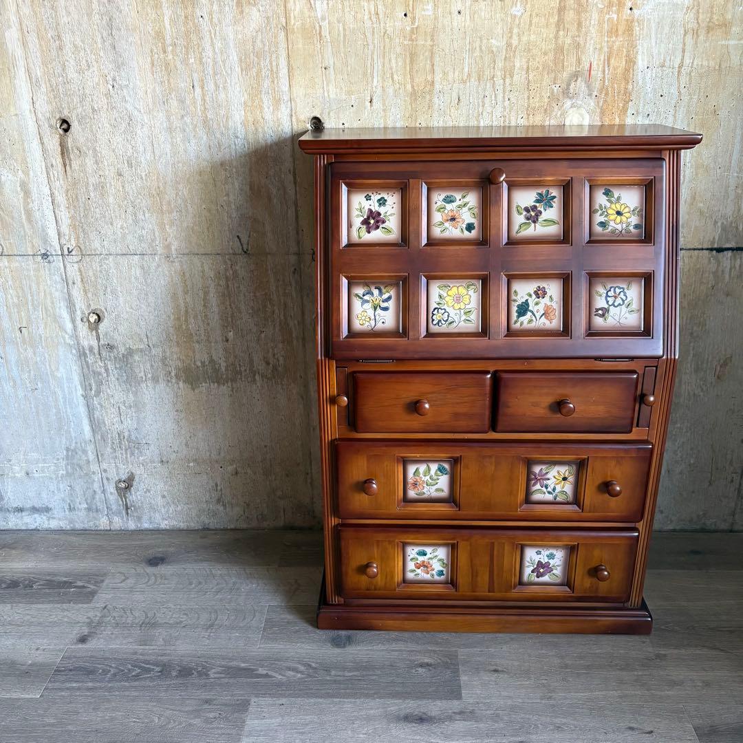 角煮☆ ACTUS スペイン製 ライティングビューロー北欧 チェスト ACTUS