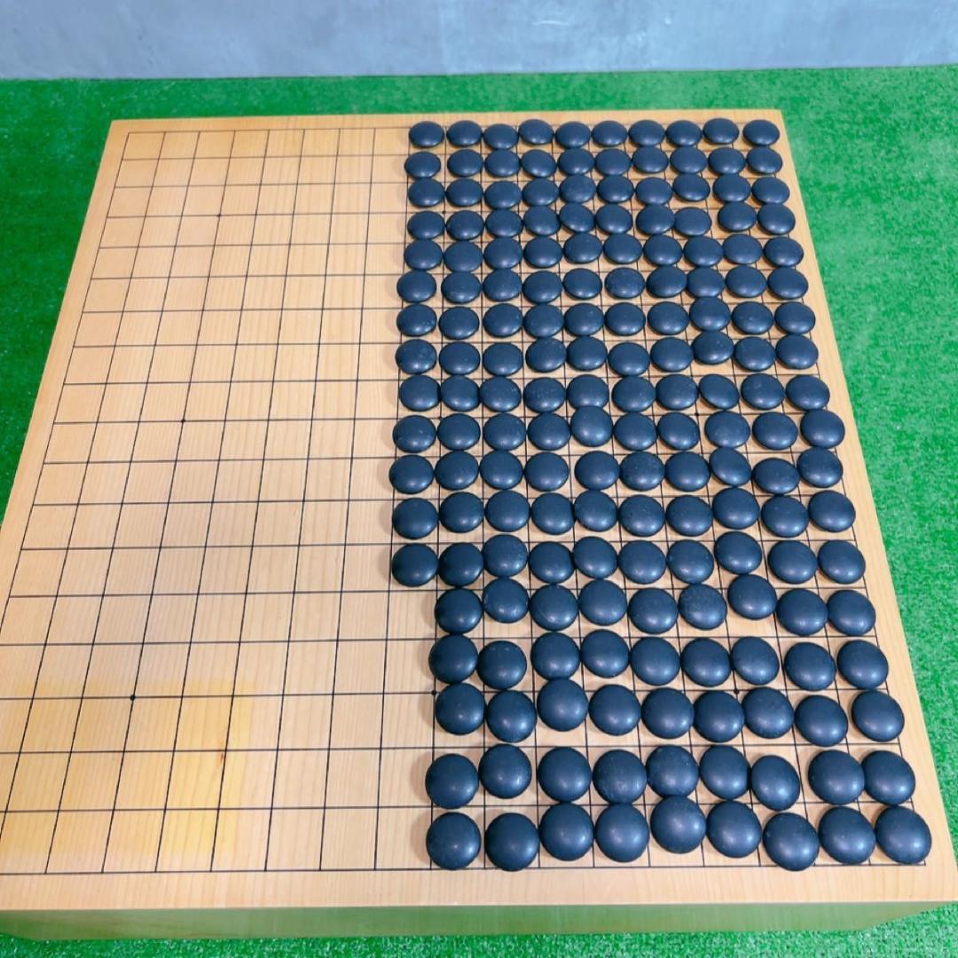 囲碁 碁盤 本榧 蛤 碁石 碁笥 セット 高級 へそ有り 一枚板