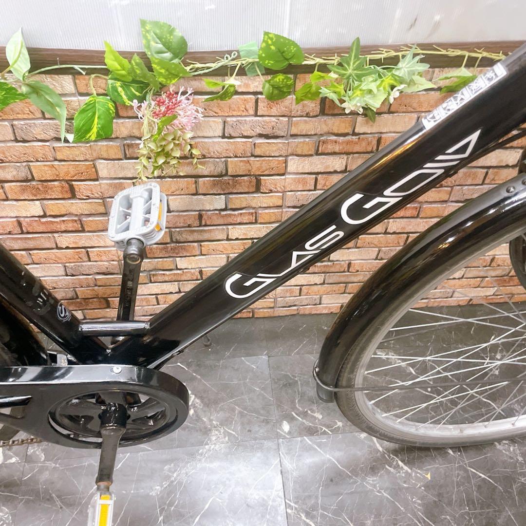 引き取り価格【41】一般車 シティー車 GLAS GOID ブラック 27インチ 自転車