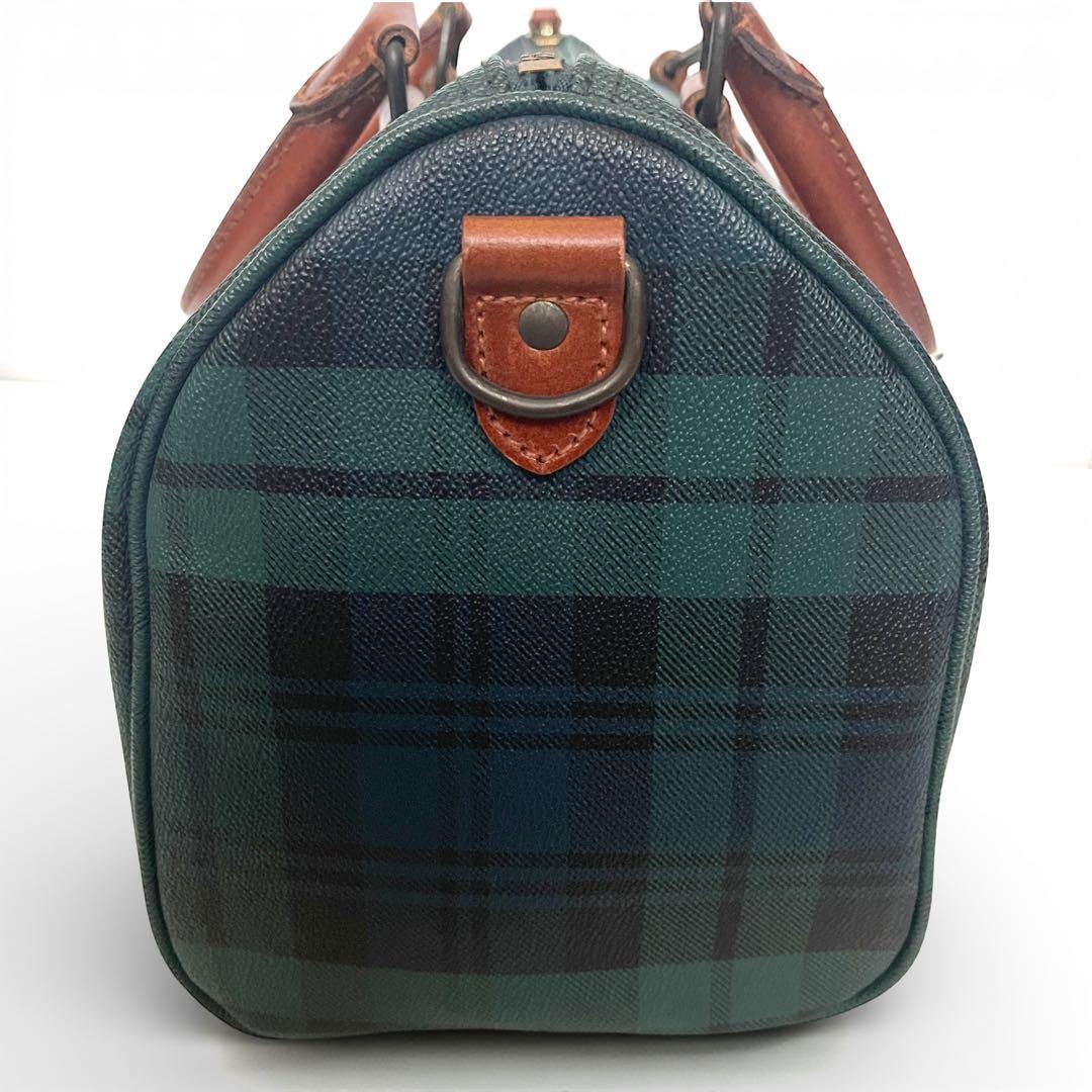 POLO RALPH LAUREN ミニボストン ブラックウォッチ PVC