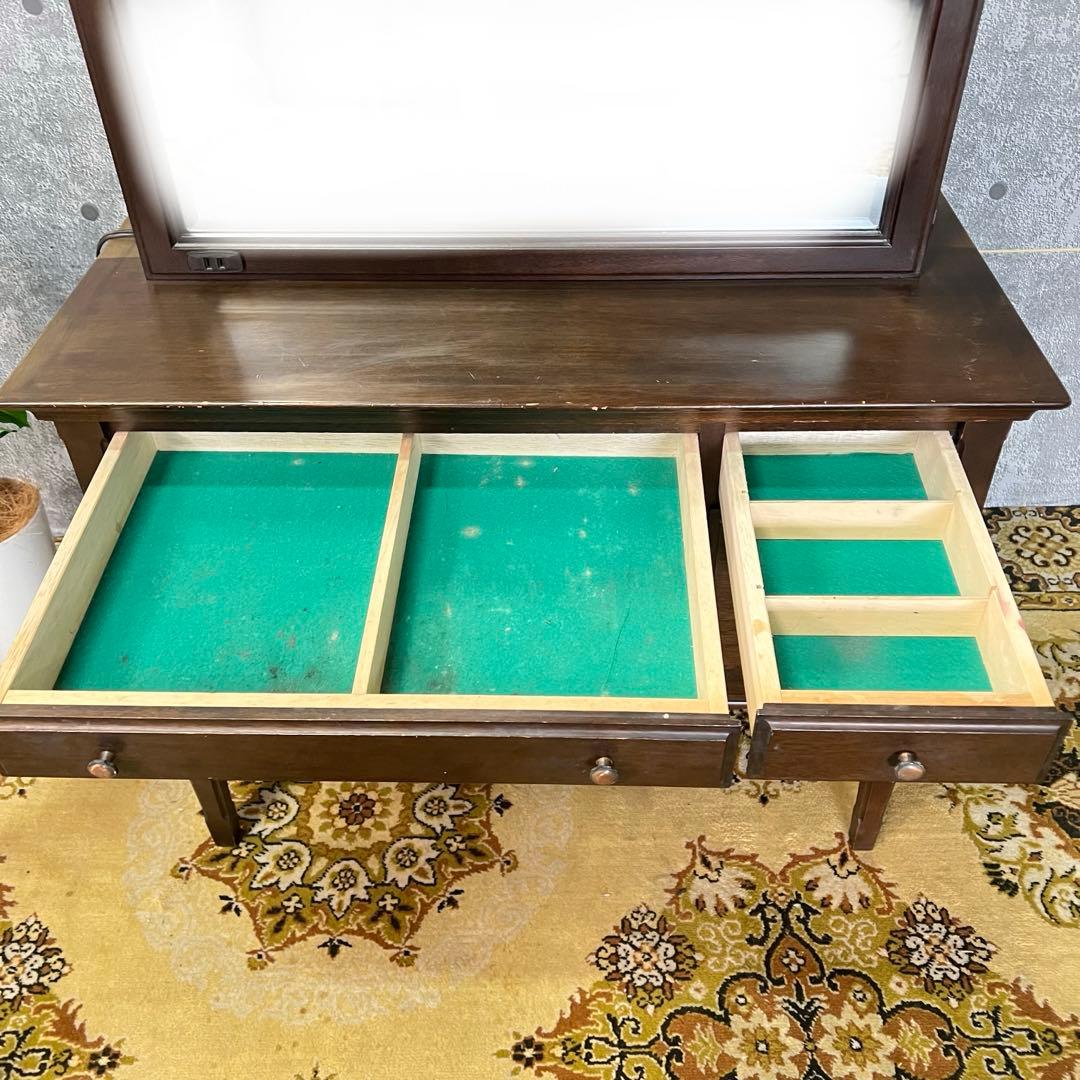 マルニ木工 maruni꧂ドレッサー&チェアセット 鏡 化粧台 ミラー メイク