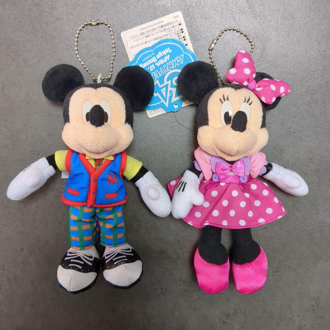 ディズニーランド 34周年 トゥーンタウン ぬいぐるみバッジ ミッキー