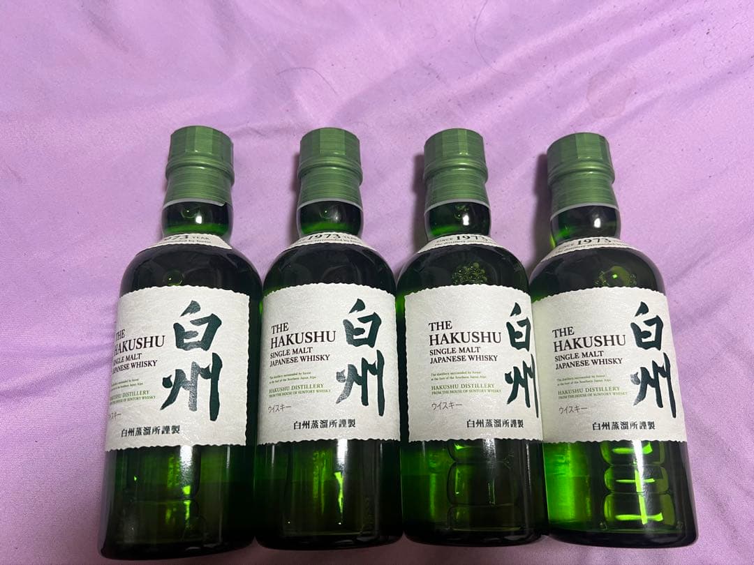 THE HAKUSHU シングルモルトウイスキー700ml 。4本