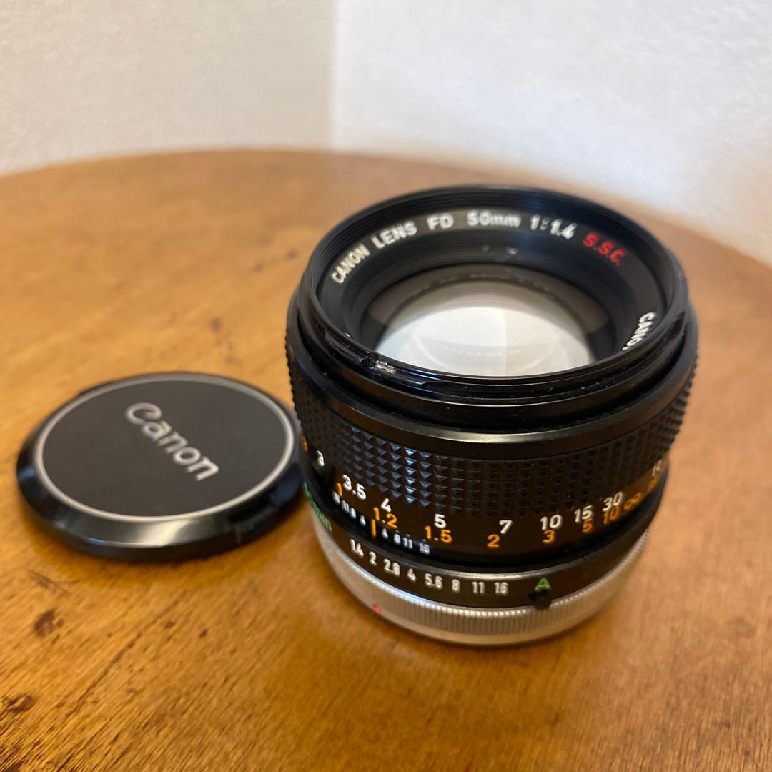 Canon FD 50mm F1.4 S.S.C. レンズ 日本製 FDマウント - メルカリ