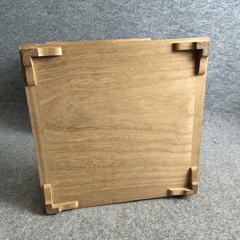 千家十職指物師駒沢利斎造二重棚更好棚共箱 [