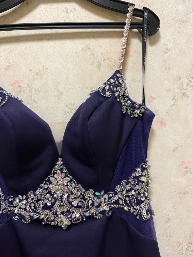 AngelR 紫ドレス キャバドレス Mサイズ ミニドレス　エンジェルアール