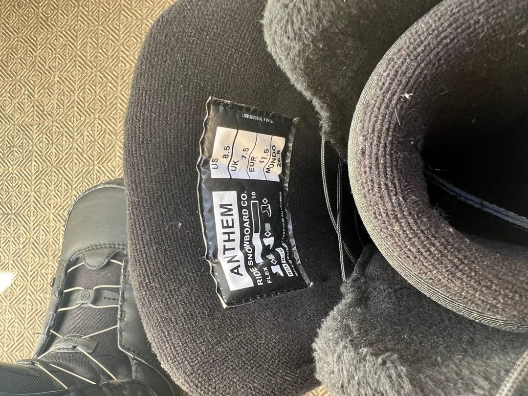 ANTHEM スノーボードブーツ 26.5 ブラック 美品【最終値下げ】
