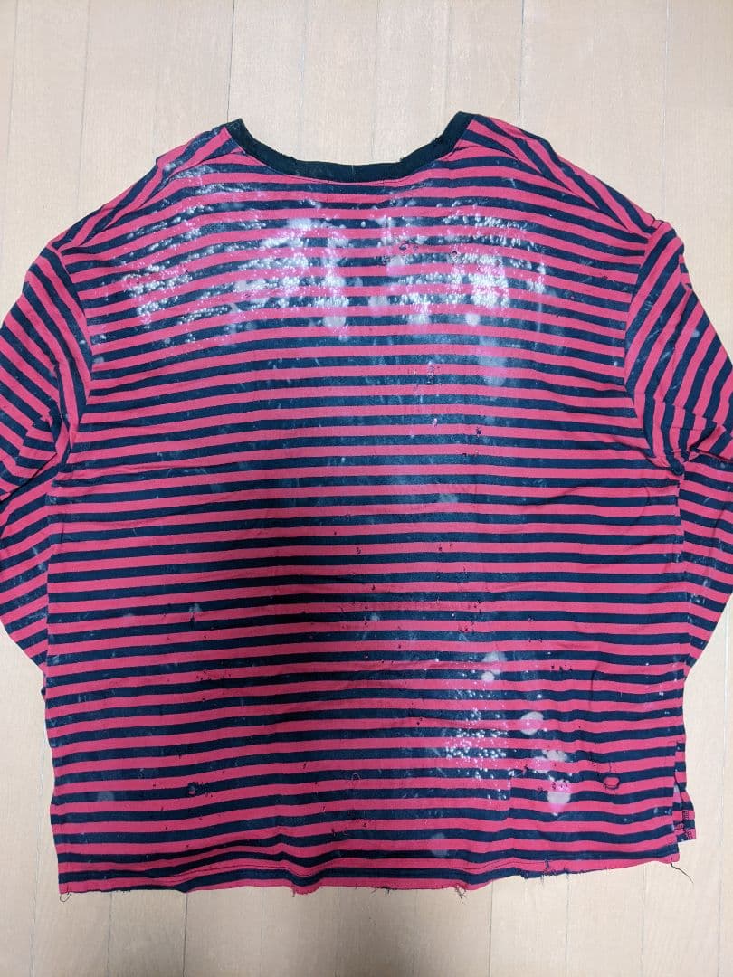 junmoma様専用 ZAC VARGAS ダメージ ボーダーロンT