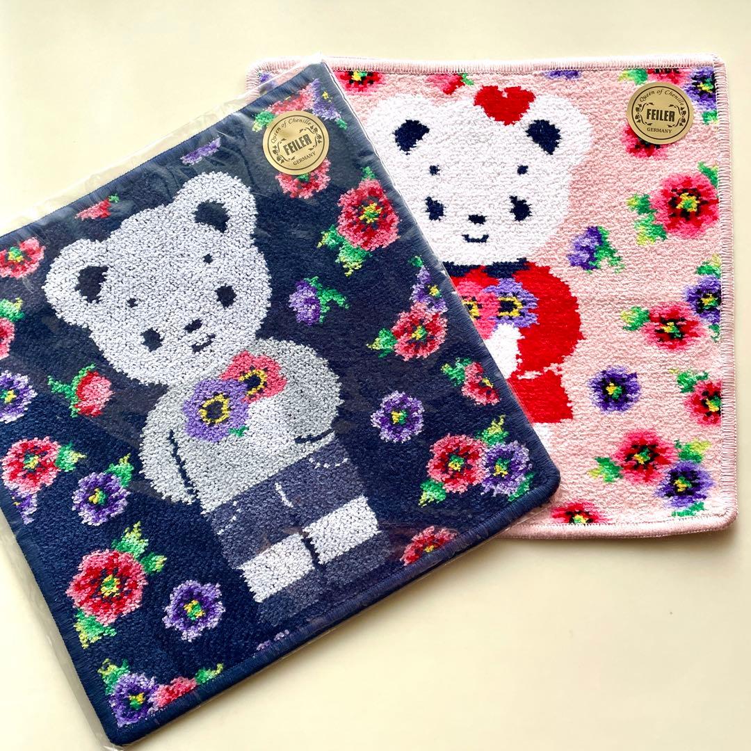 超希少・新品！フェイラー×ファミリア ×阪急 初コラボ ハンカチ2枚