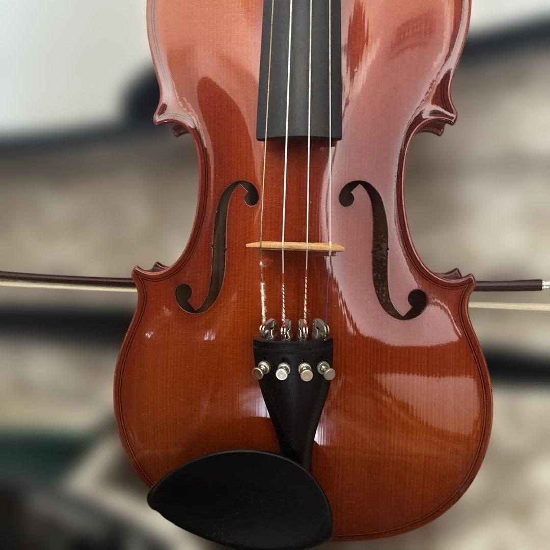 ニコロサンティNSN60S バイオリン 4/4 美品 弓、ケース、松脂、肩当付