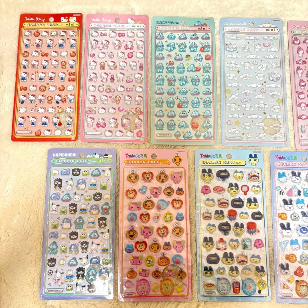 【国内正規品】サンリオ たまごっち ボンボンドロップシール 11種類