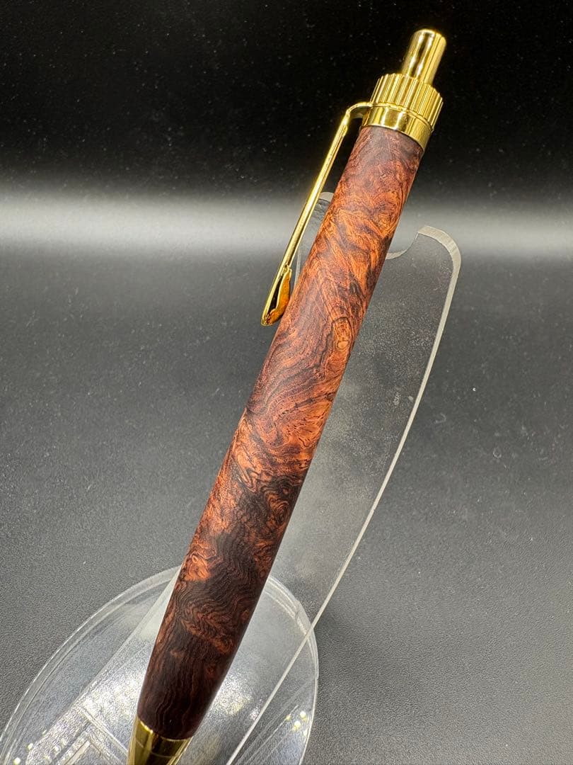 アポロ様専用 533超極上 ホンジュラスローズウッド 瘤杢 木軸シャーペン