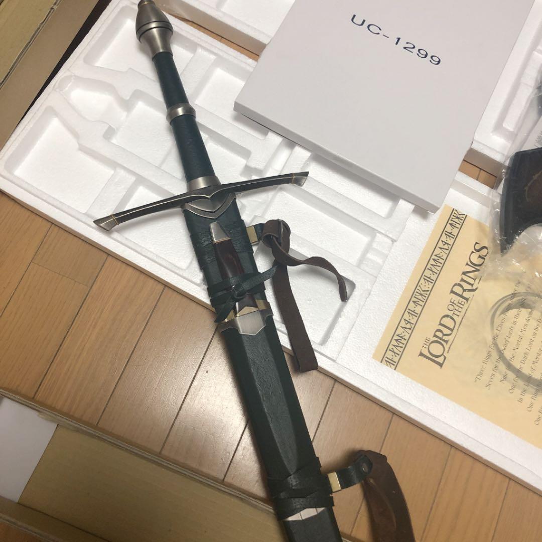 超希少 ユナイテッド・カトラリー社製 ロード・オブ・ザ・リング 剣と鞘 レプリカ