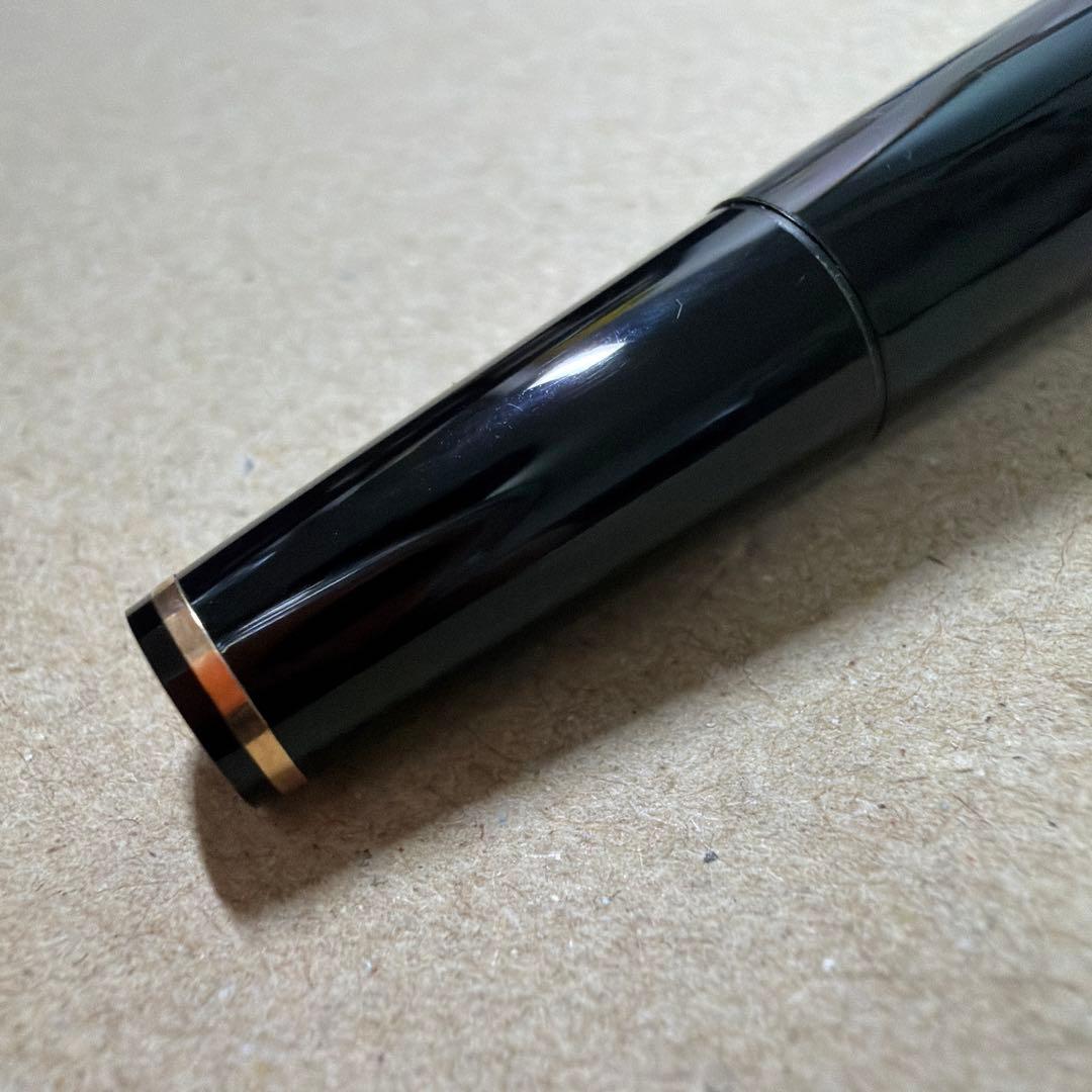 新品 廃盤 MONTBLANC モンブラン No.12 万年筆 ブラック 18c