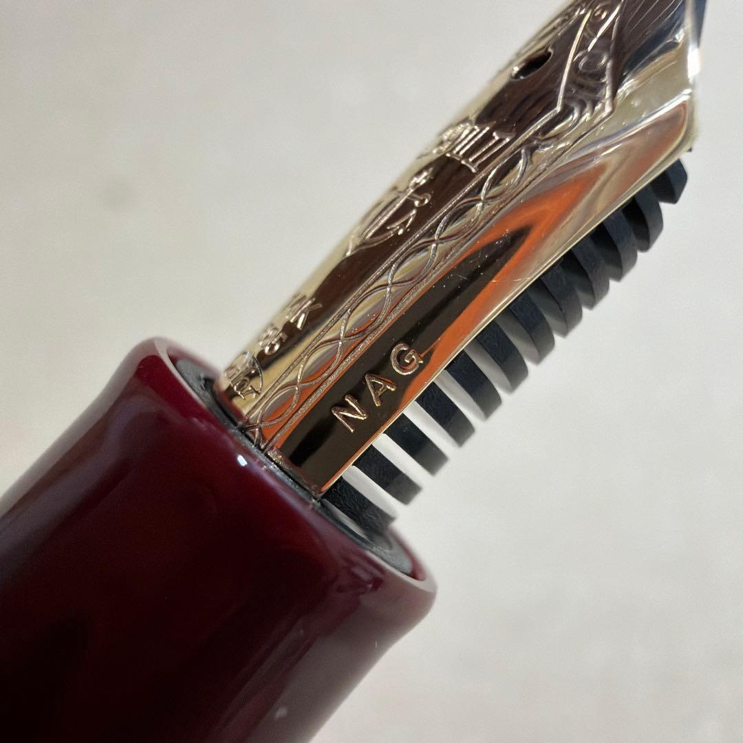 廃盤 セーラー 万年筆 ふでDEまんねん 長刀研ぎ NAG ディープレッド