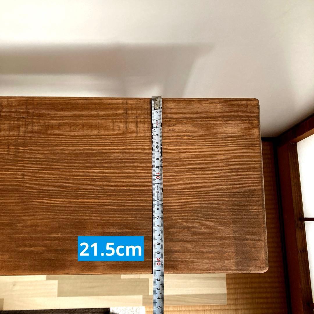 アンティーク調　花台　鉢置き台　ディスプレイ台　ウォールナット塗装　ハンドメイド